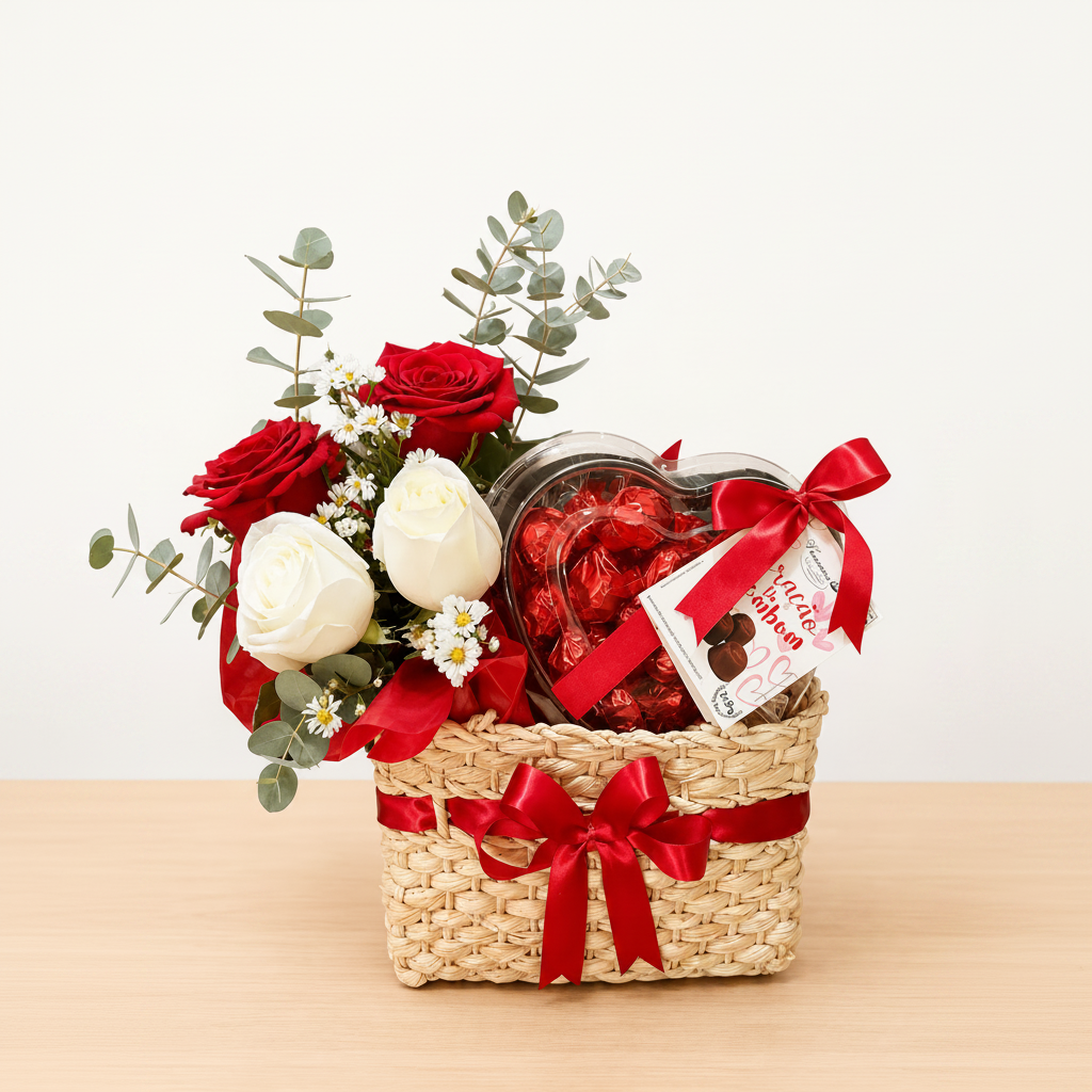Cesta Amor em Flores