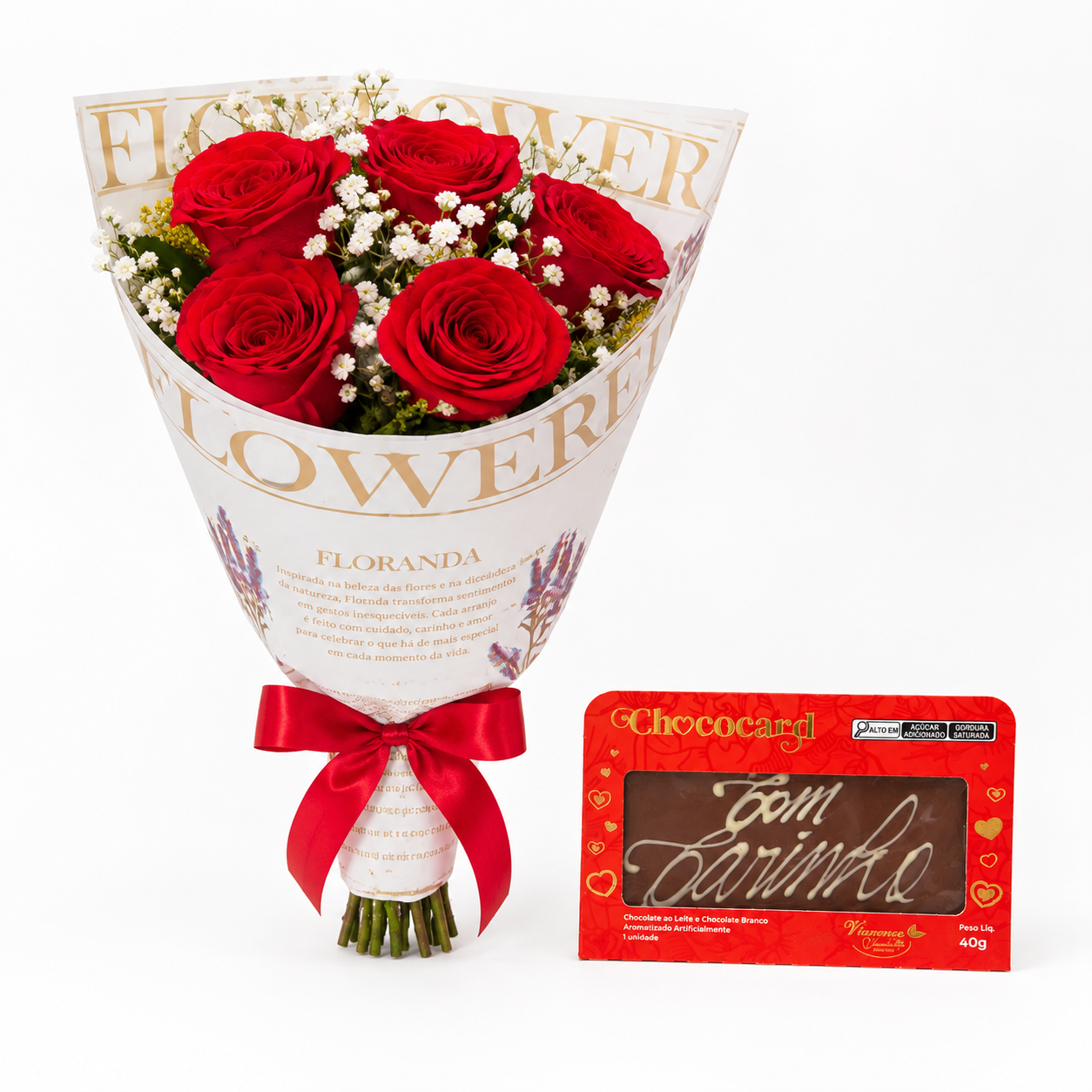Mini Buquê De Rosas Importadas