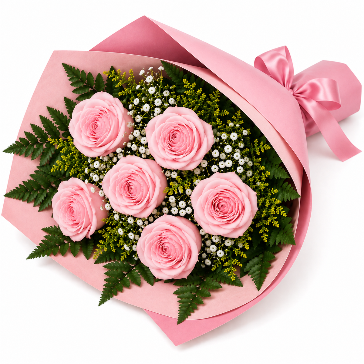 Buquê Tradicional 6 Rosas