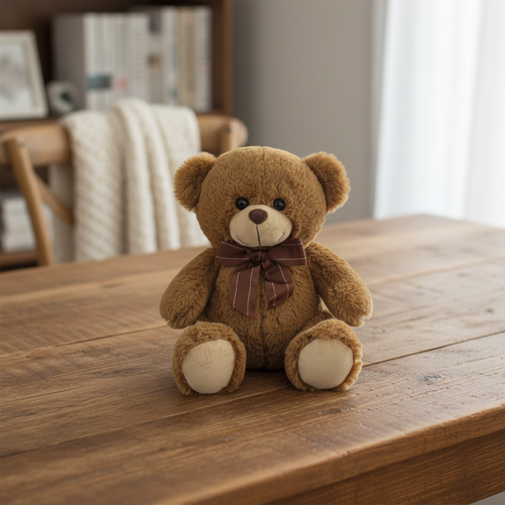 Urso de Pelúcia Mimo Marrom 18cm