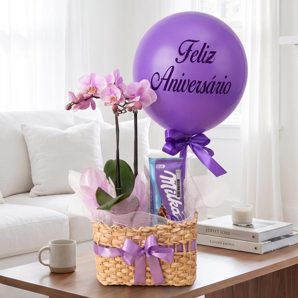 Kit Feliz Aniversário com Milka