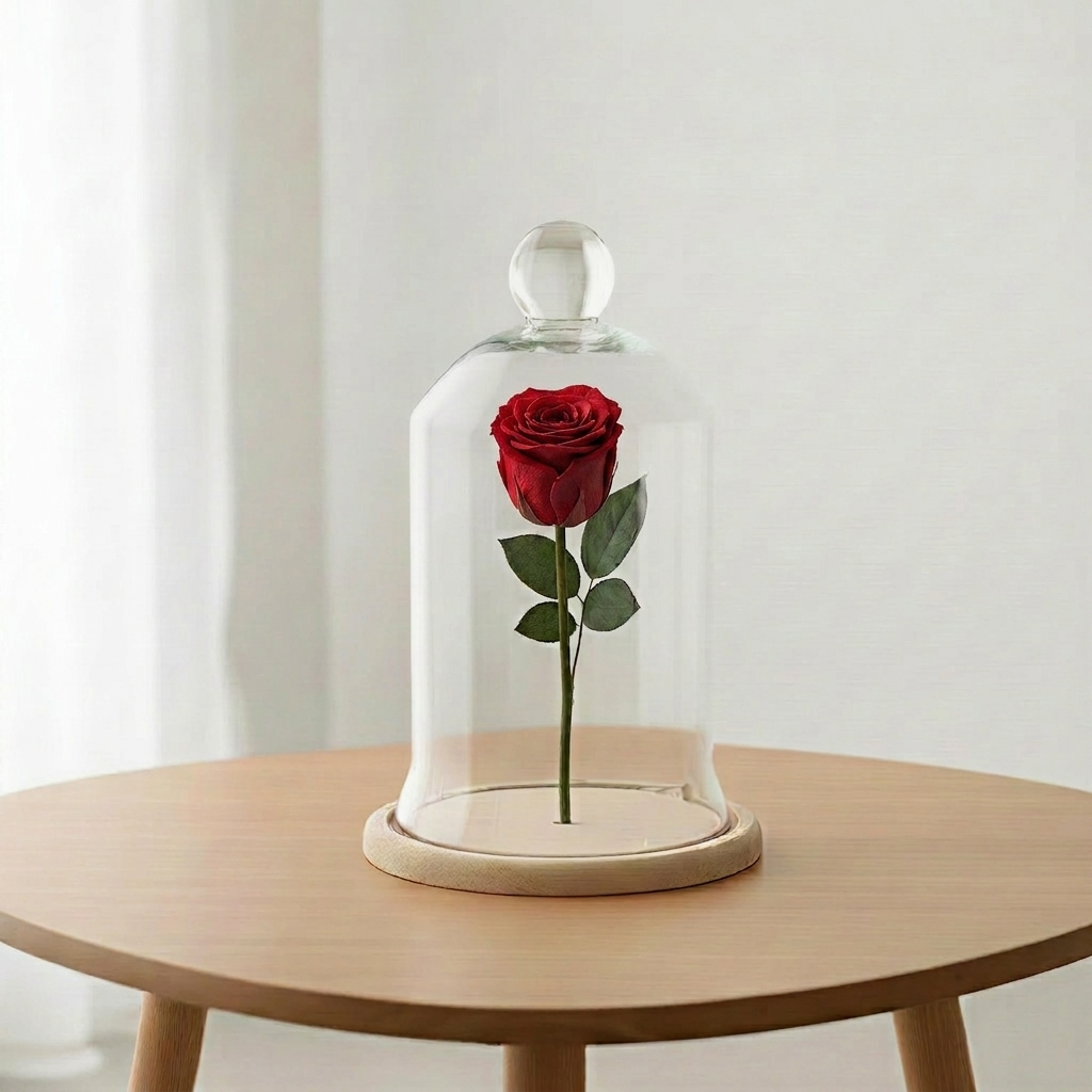 Rosa Preservada Vermelha